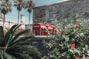 Red Phone Boxes. - once common in the UK, in Bermuda!