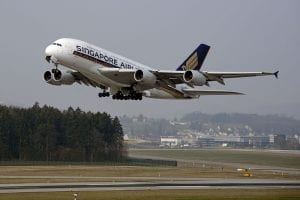 Singapore Airway's Airbus A380