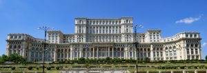 Parliament building in Romania