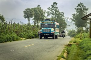 bus travel in Guatemala