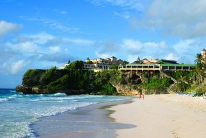 Barbados hotel on the beach front