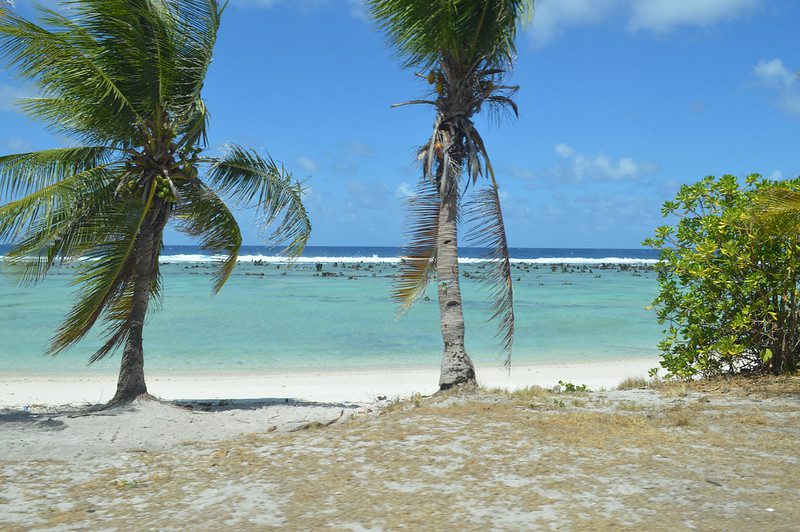 a beach in Nauru