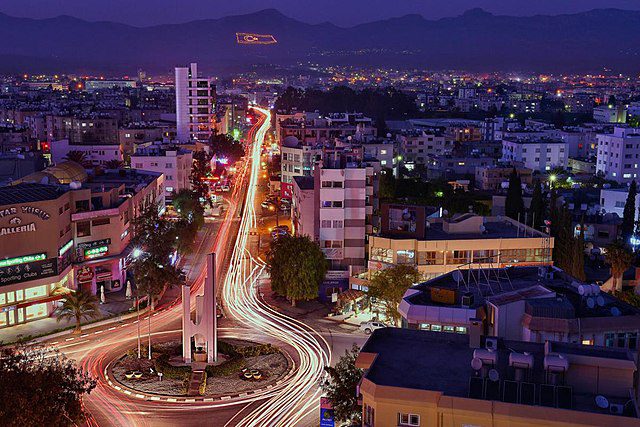 Nicosia at night