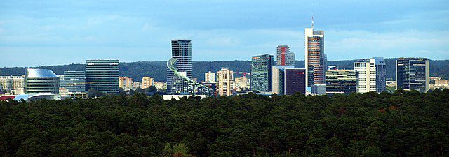 Vilnius New City Centre skyline