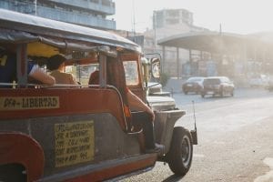 a Manila taxi bus