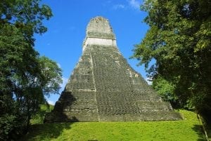 An ancient Tikal Pyramid, Guatemala