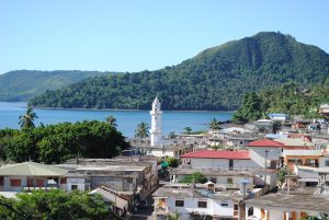 View over Mayotte town