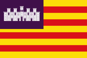 The Balearic Islands Flag