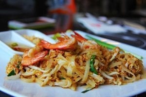 Pad Thai, Thailand's national dish - yummy!