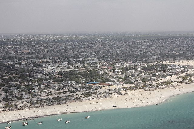 Mogadishu aerial view