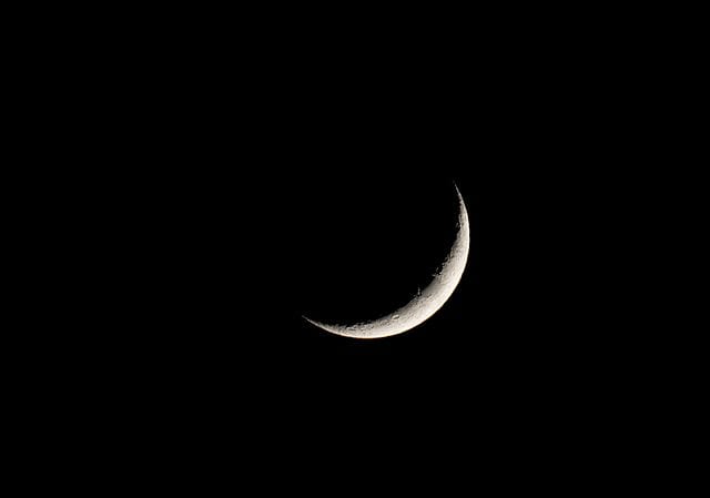 The crescent moon