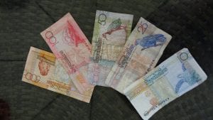 Seychelles bank notes - rupees