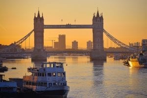 Tower Bridge, on The River Thames, London