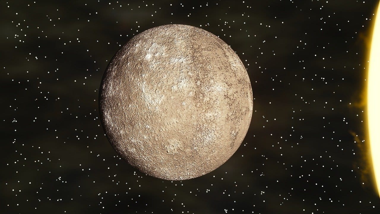 Satellite image of Mercury