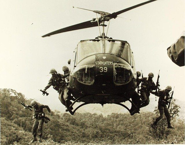 Bell UH 1 Helicopter in Vietnam