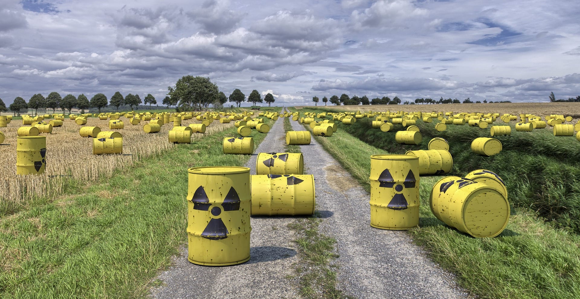 Nuclear waste pollution