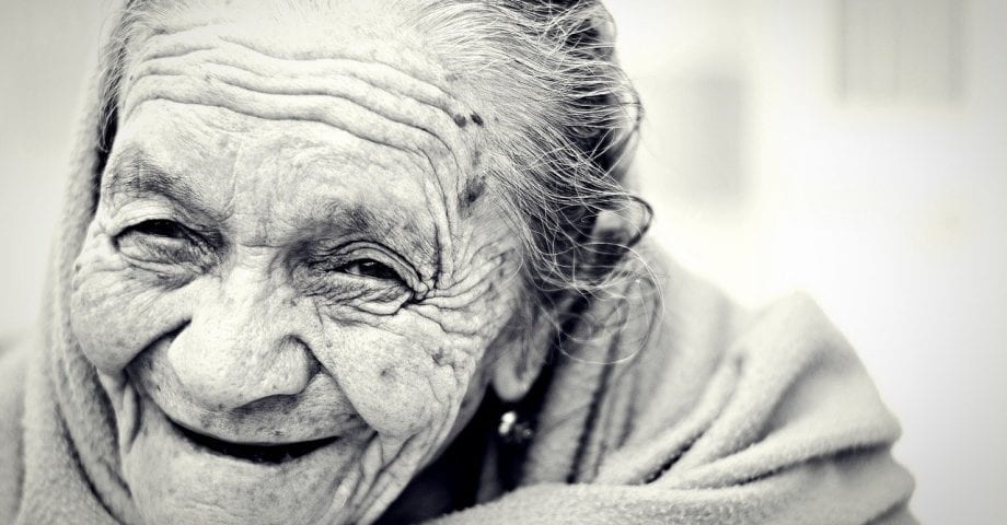 very old woman