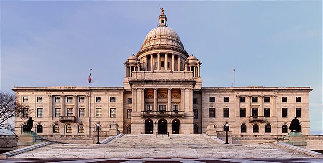The Rhode Island State House in Providence