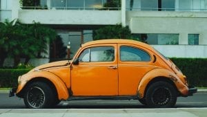 An original VW Beetle