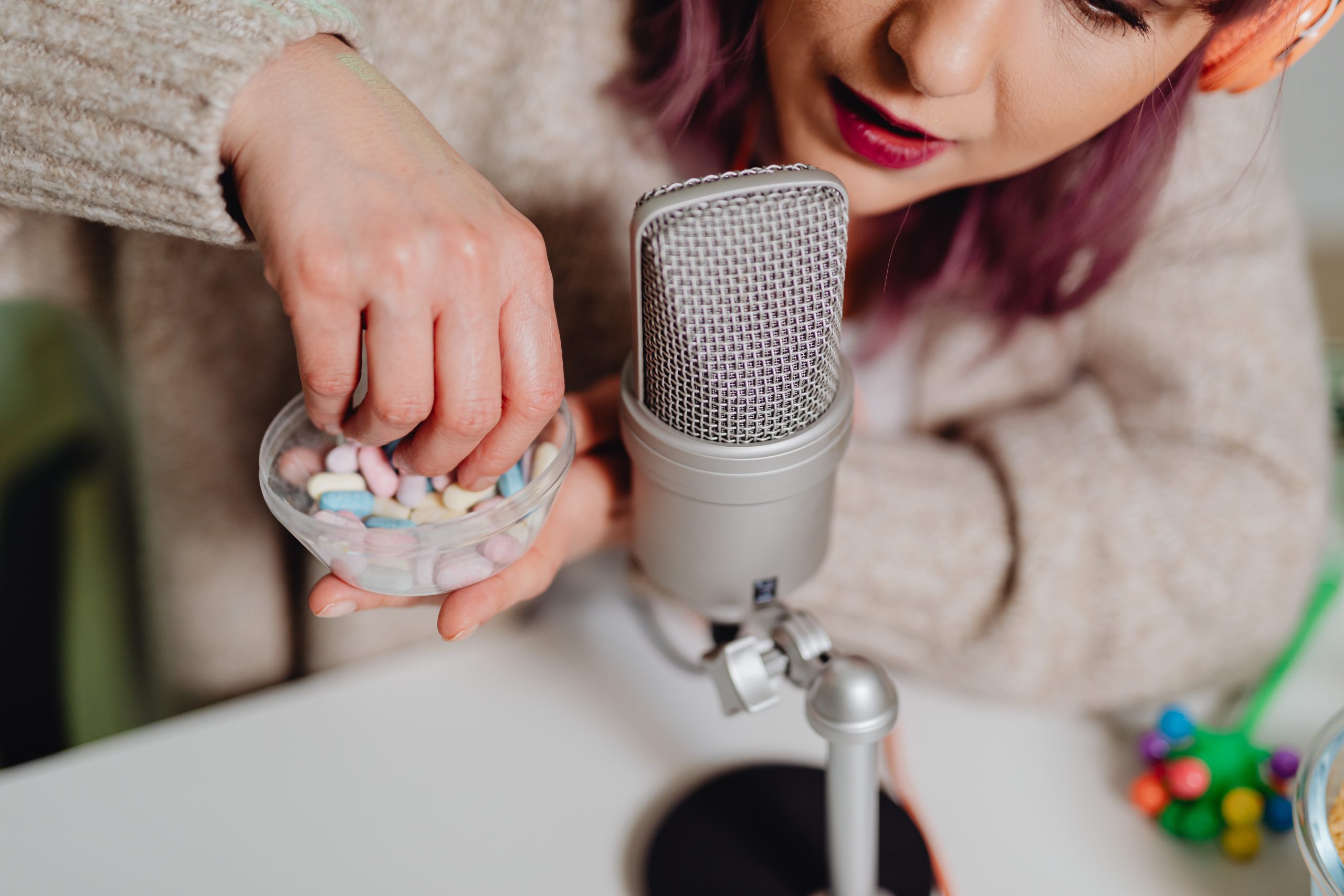 food ASMR setup