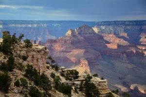 a view across the Grand Canyon