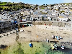 Low tide at Mousehole, Cornwall, UK