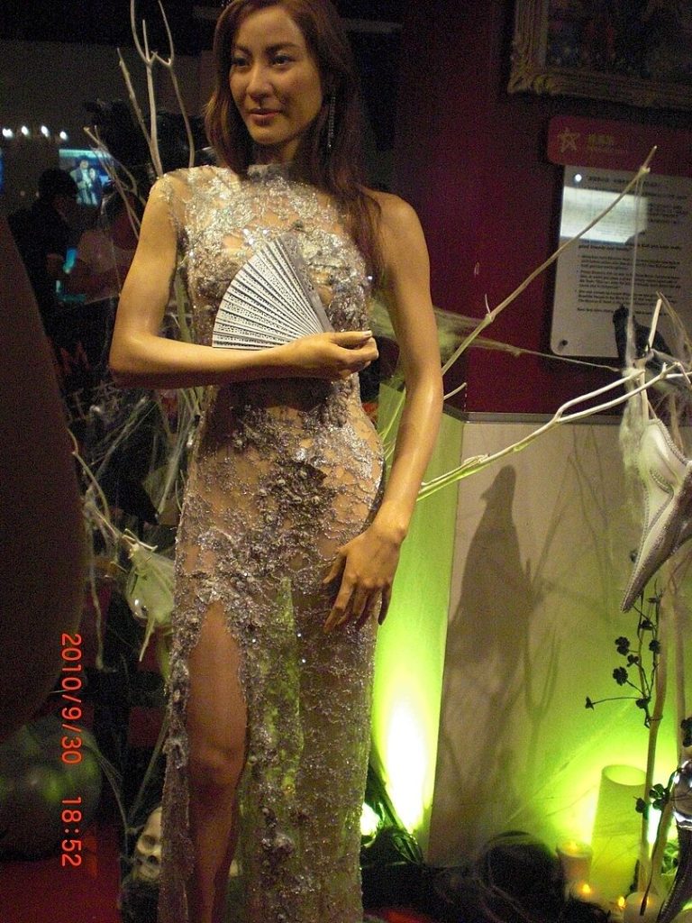 Michelle Yeoh wax in Madame Tussauds HK