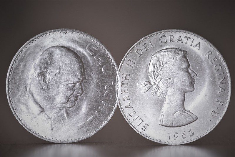 The Royal Mint issued a coin to honour the life of Sir Winston Churchill