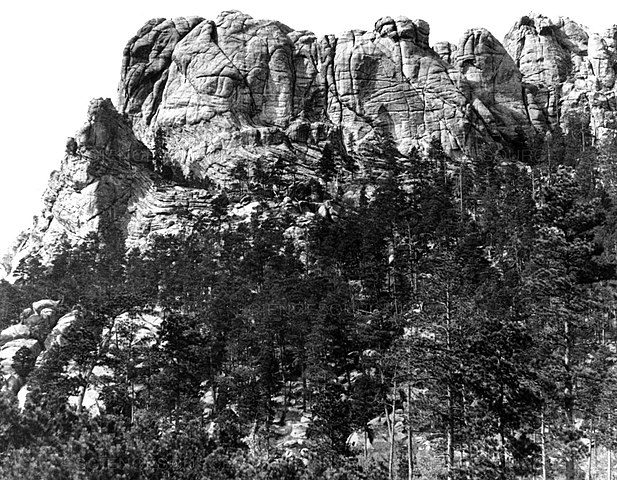 before construction of Mount Rushmore