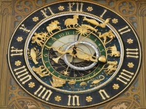 star chart clock