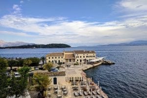 an historic Corfu dockside