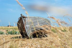 Abandoned boat, Dungeness