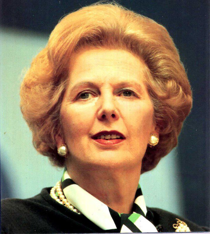 Margaret Thatcher - UK prime minister 1979 to 1990
