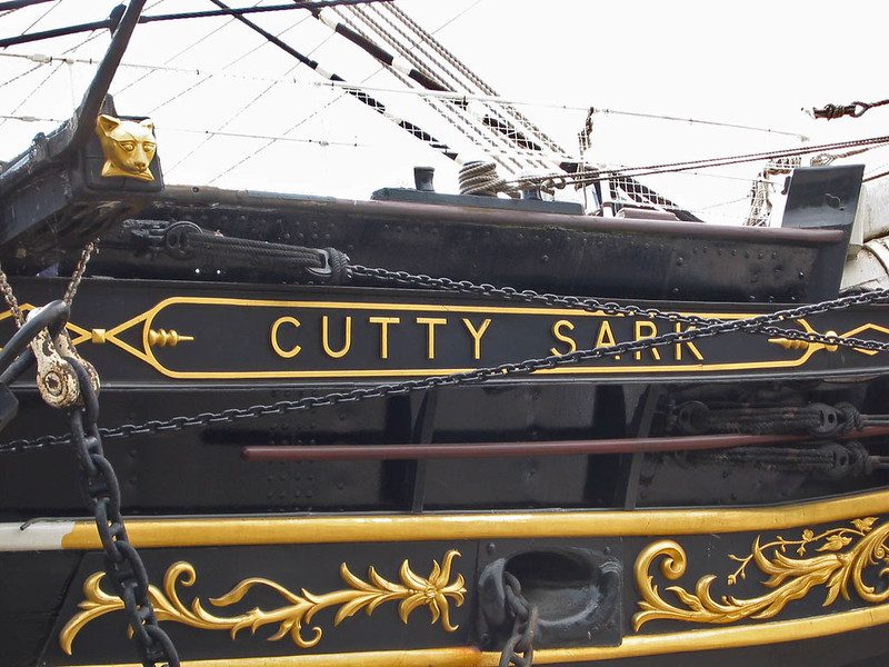 Cutty Sark nameplate
