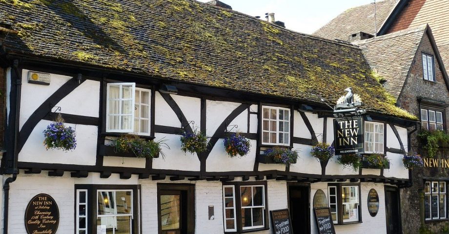 Old pub in Wiltshire, The New Inn
