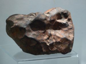 a close up of a meteorite