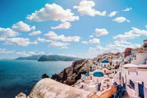 The beautiful island of Santorini