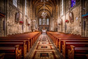 Inside of christian Church of England