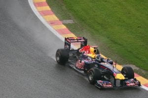 The Red Bull F1 car