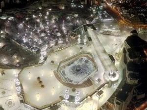 an airial view of Mecca