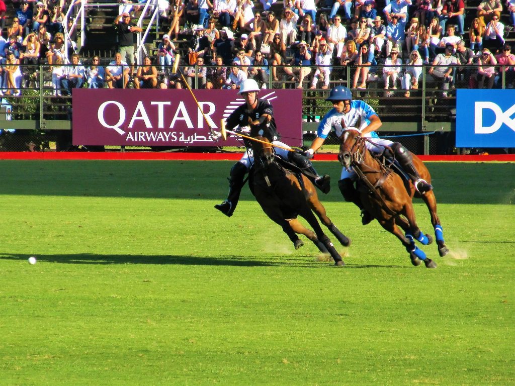 Players in a match of Polo