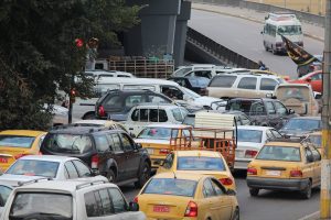 Traffic jam in Baghdad