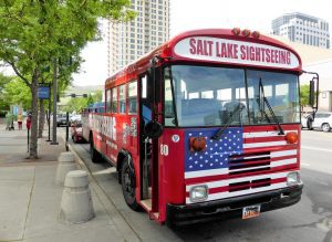 Salt Lake Sightseeing tour bus