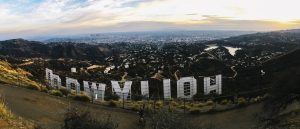 The Hollywood sign 