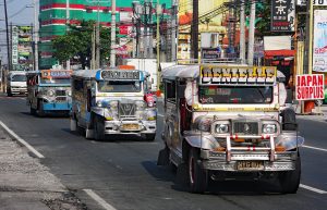 Jeepney taxi's in Manila