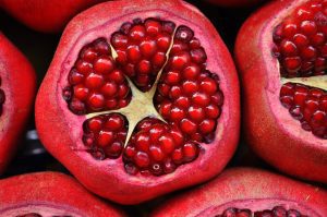 pomegranate fruit - a delicious vegan treat