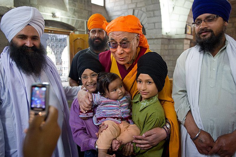 the dalai lama and kids