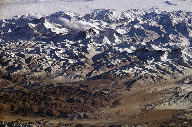 A part of the Himalayas