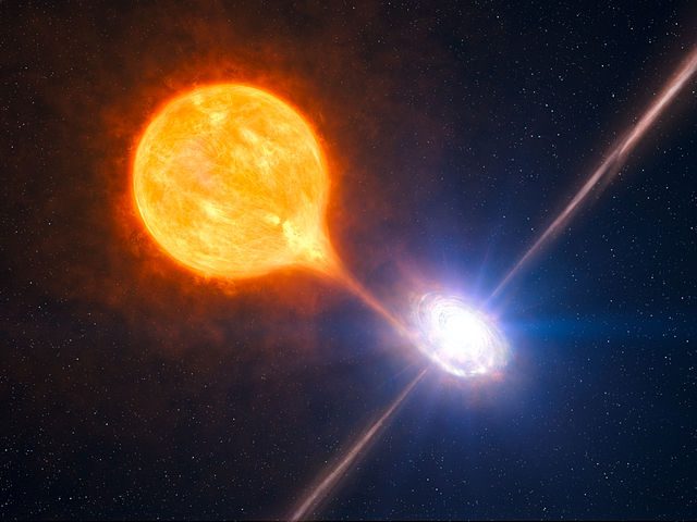 pulling mass away from a star