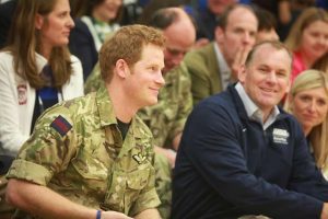 Prince Harry in military uniform